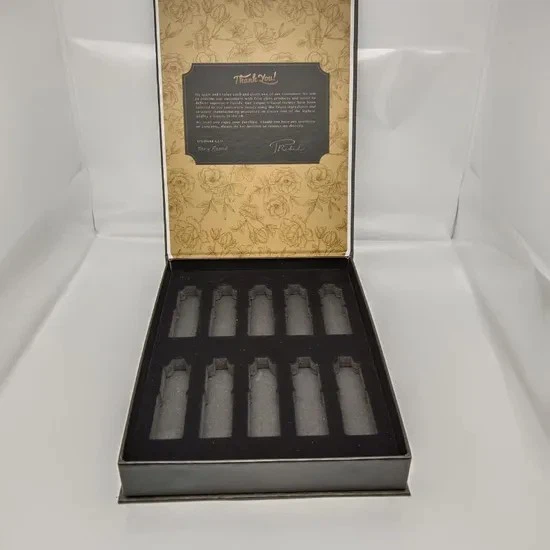 Foldable Book-Shaped Box Magnetic Box Linning EVA Custom Printed Logo Wholesale Custom Luxury Paper Box