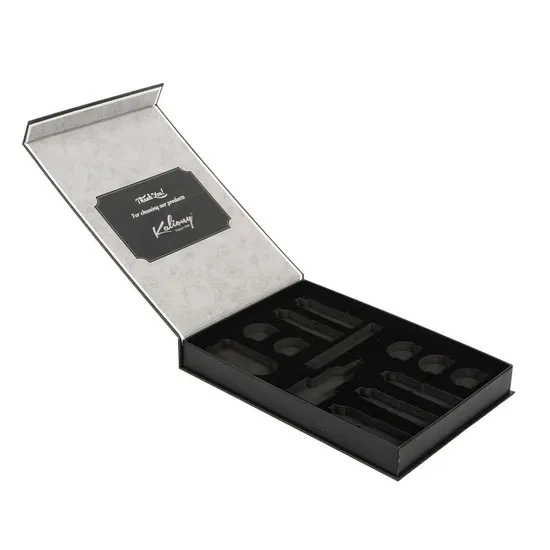 Foldable Book-Shaped Box Magnetic Box Linning EVA Custom Printed Logo Wholesale Custom Luxury Paper Box